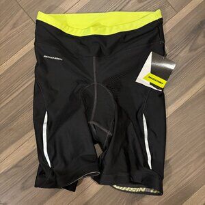 Nishiki Women's Black High-VIS Padded Cycling Shorts ~ Medium ~ NWT